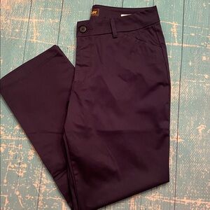 Lee Navy Wrinkle Free Pants